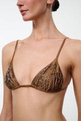 ALEXIS BIKINI TOP | BRONZE