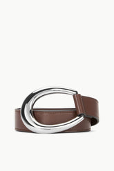 30MM WRAP BELT | MAHOGANY SILVER