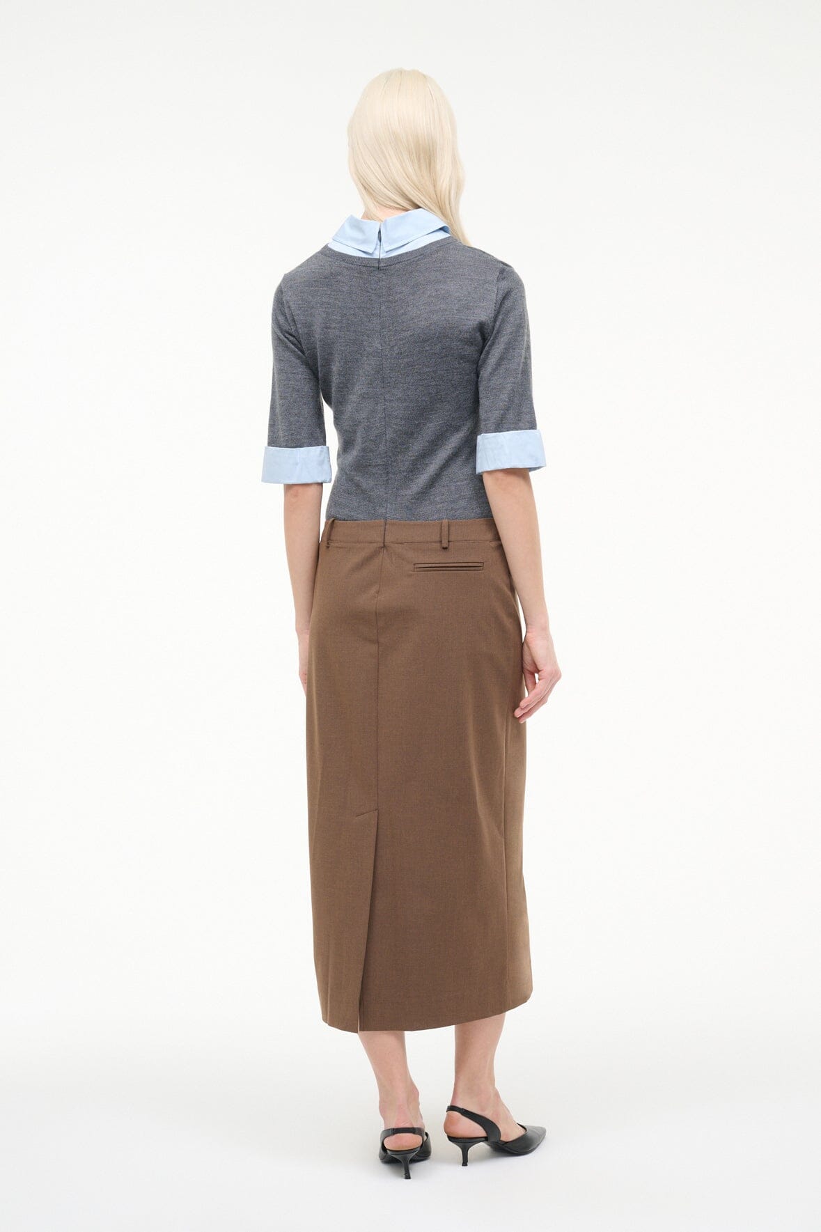 GEO DRESS | NUTMEG CHARCOAL
