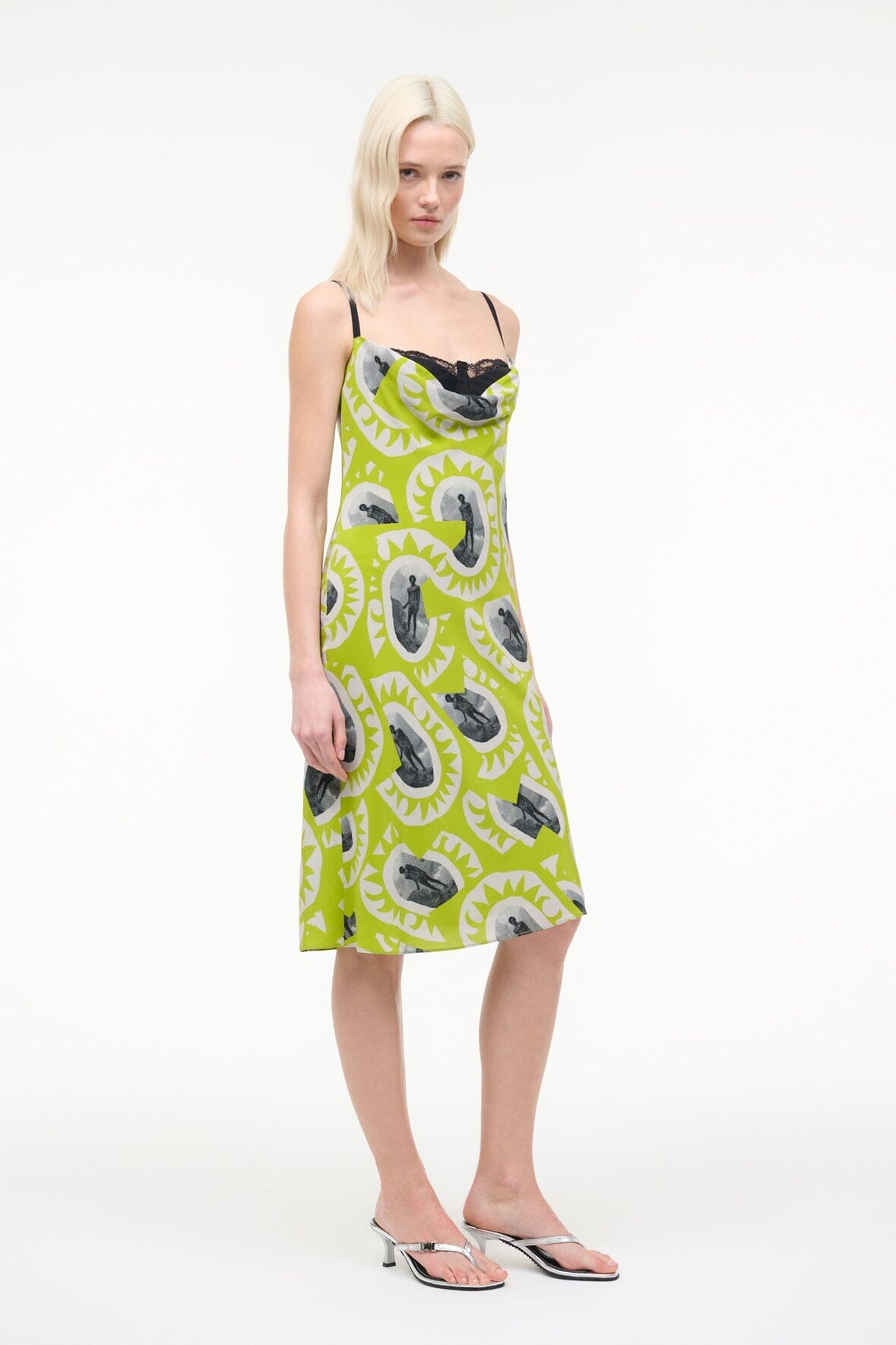 EVANGELINE DRESS | PADDLE OUT CHARTREUSE