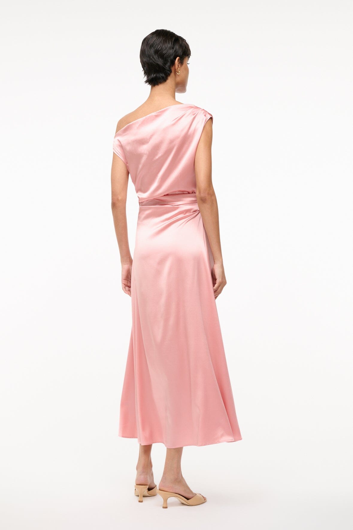 PHARE SILK DRESS | ROSE