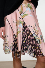 REANNAH SILK SKIRT | TAPESTRY ROSE MULTI