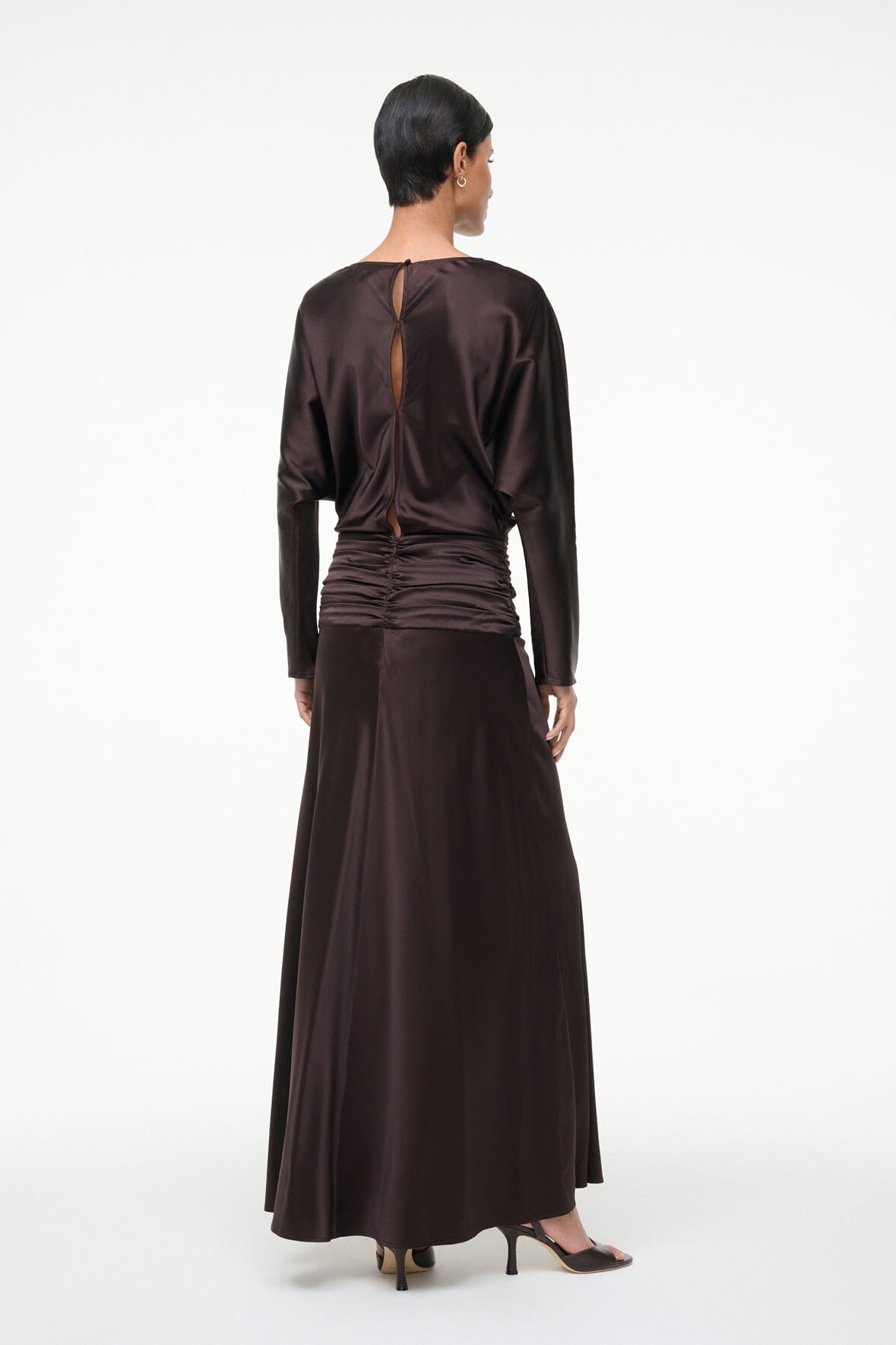 FREDA SILK DRESS | EARTH