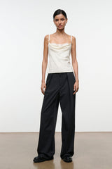 EVANGELINE TOP | IVORY SILK