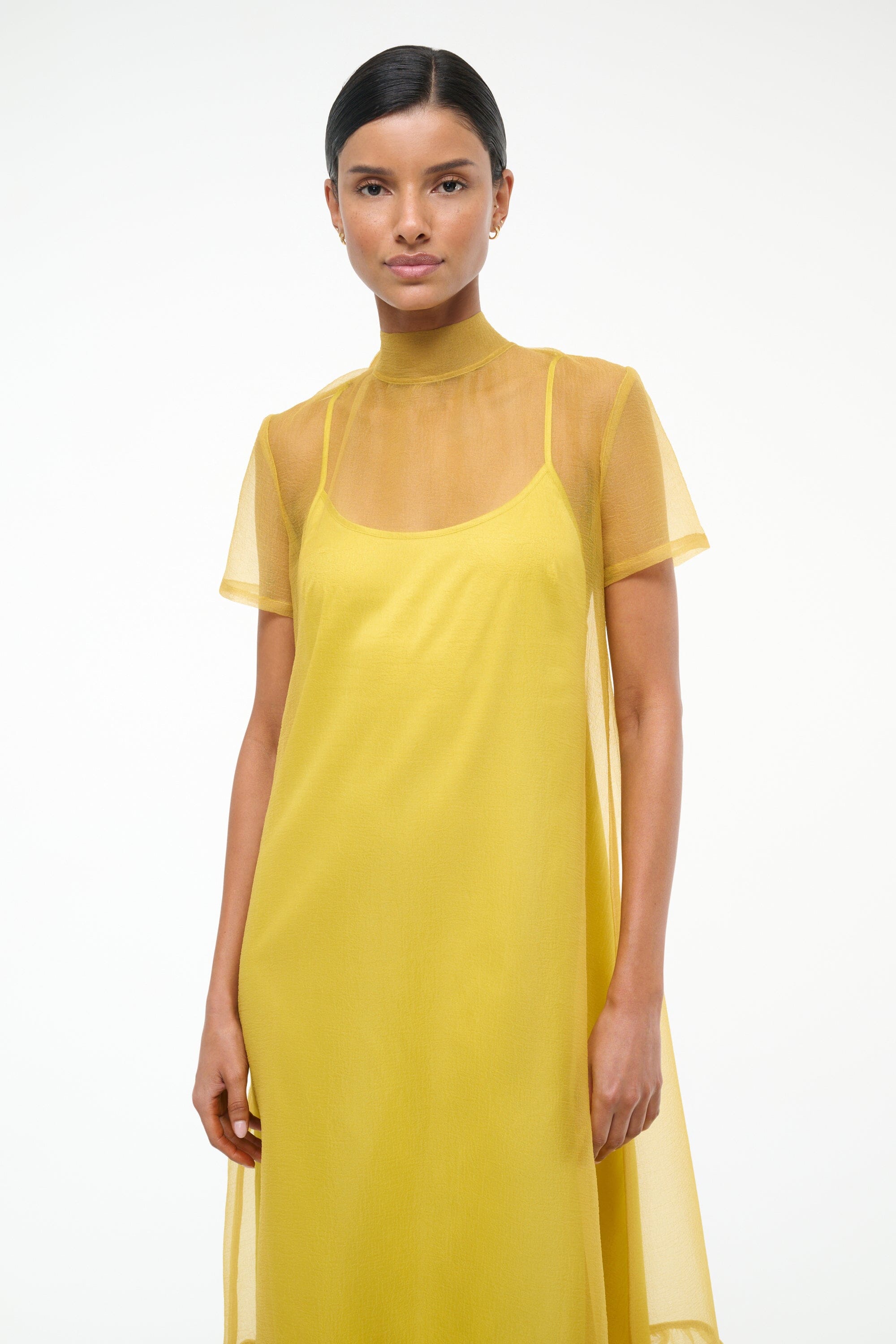 CALLUNA DRESS | CHARTREUSE