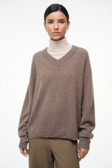 DORIS CASHMERE SWEATER | TRUFFLE