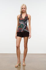 FELICE TOP | BEADED SUPERBLOOM SCARF