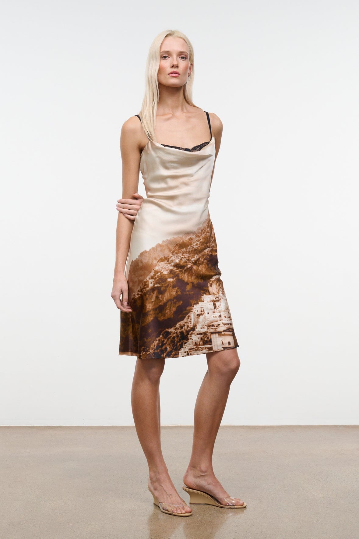 EVANGELINE SILK DRESS | CLIFFSIDE