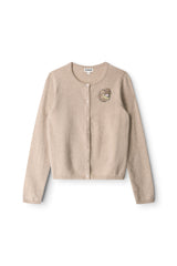 CUSTOM STAUD x C.BONZ MIDNIGHT CASHMERE CARDIGAN | STONE