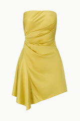 ADRIANA SILK DRESS | CITRON