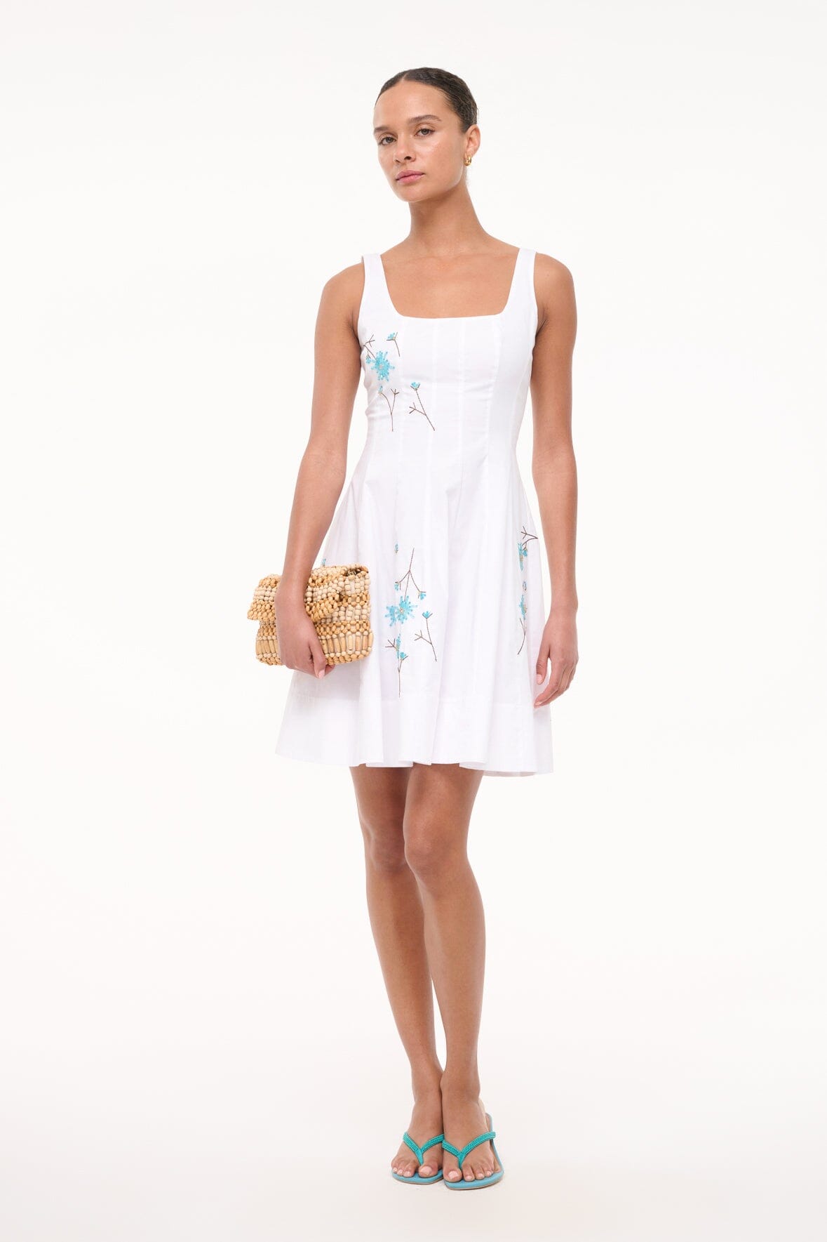 MINI WELLS DRESS | DANDELION WHITE