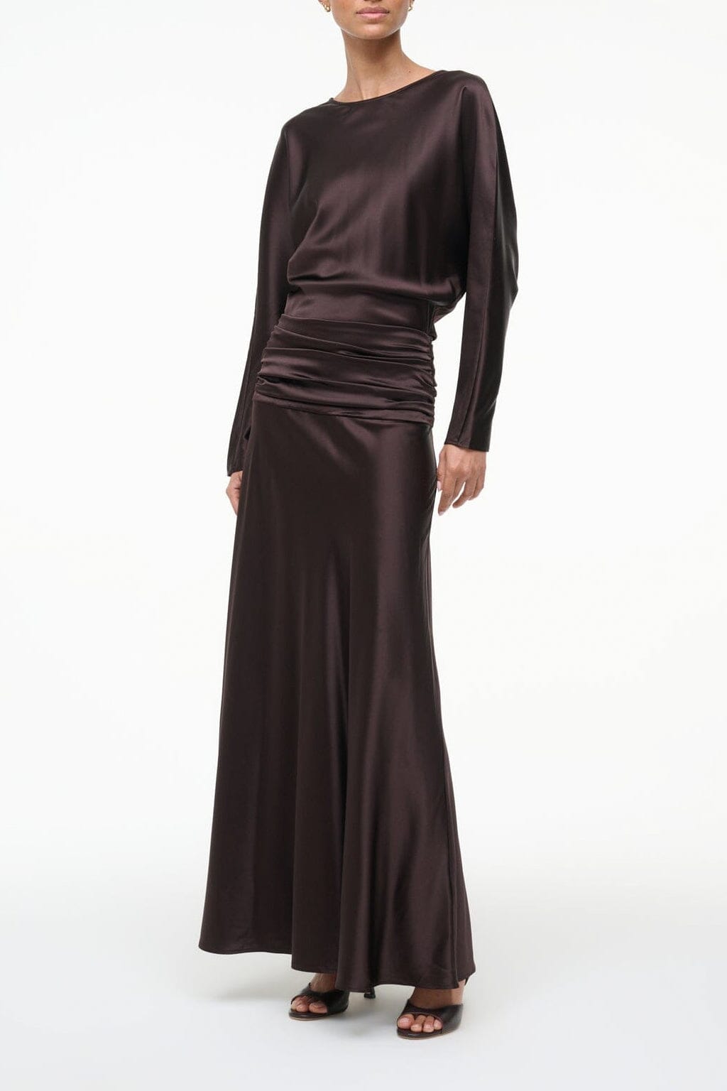 FREDA SILK DRESS | EARTH
